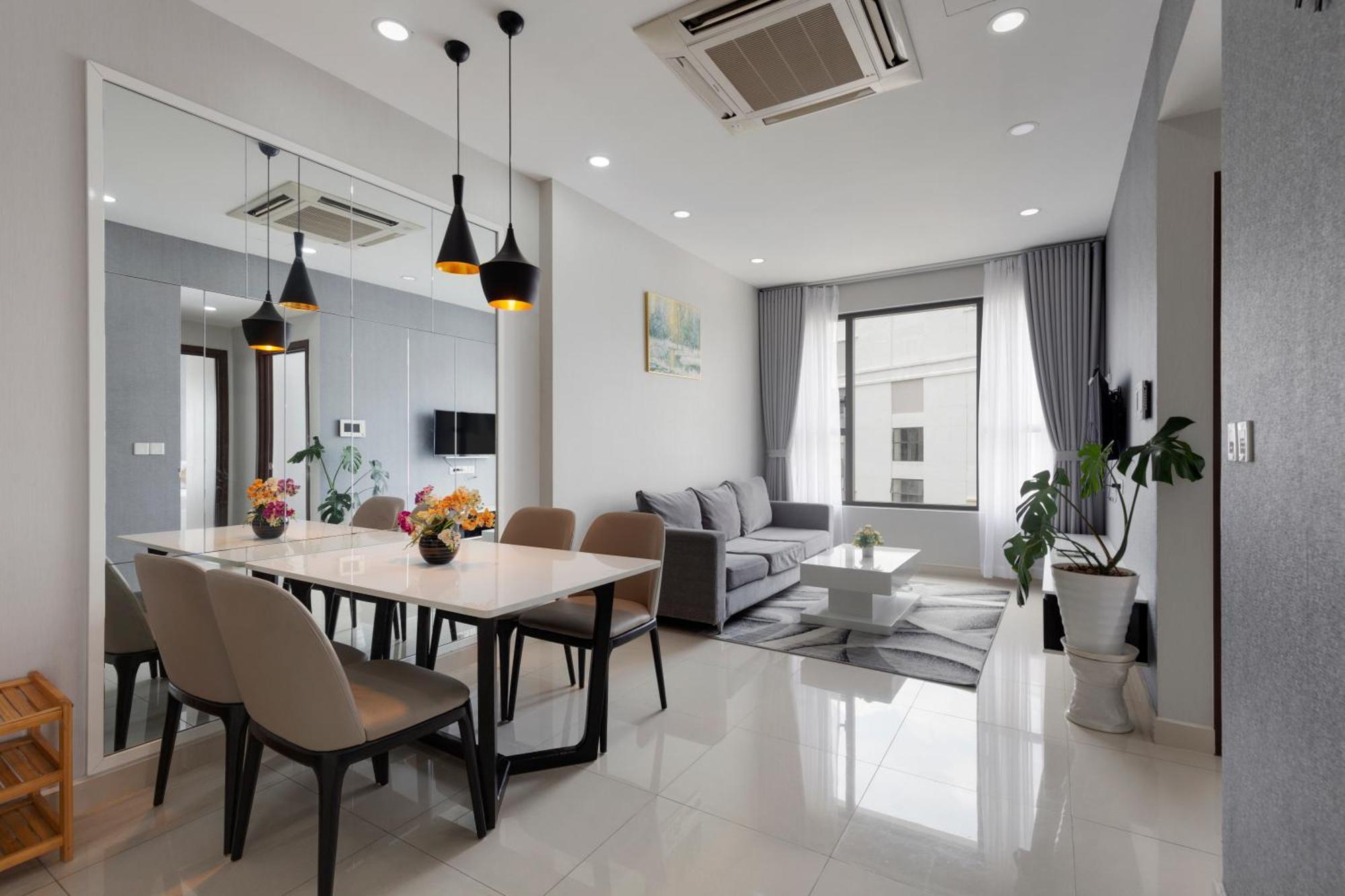 Smile Home Tresor Apartment - Modern Comfortable 호치민 외부 사진