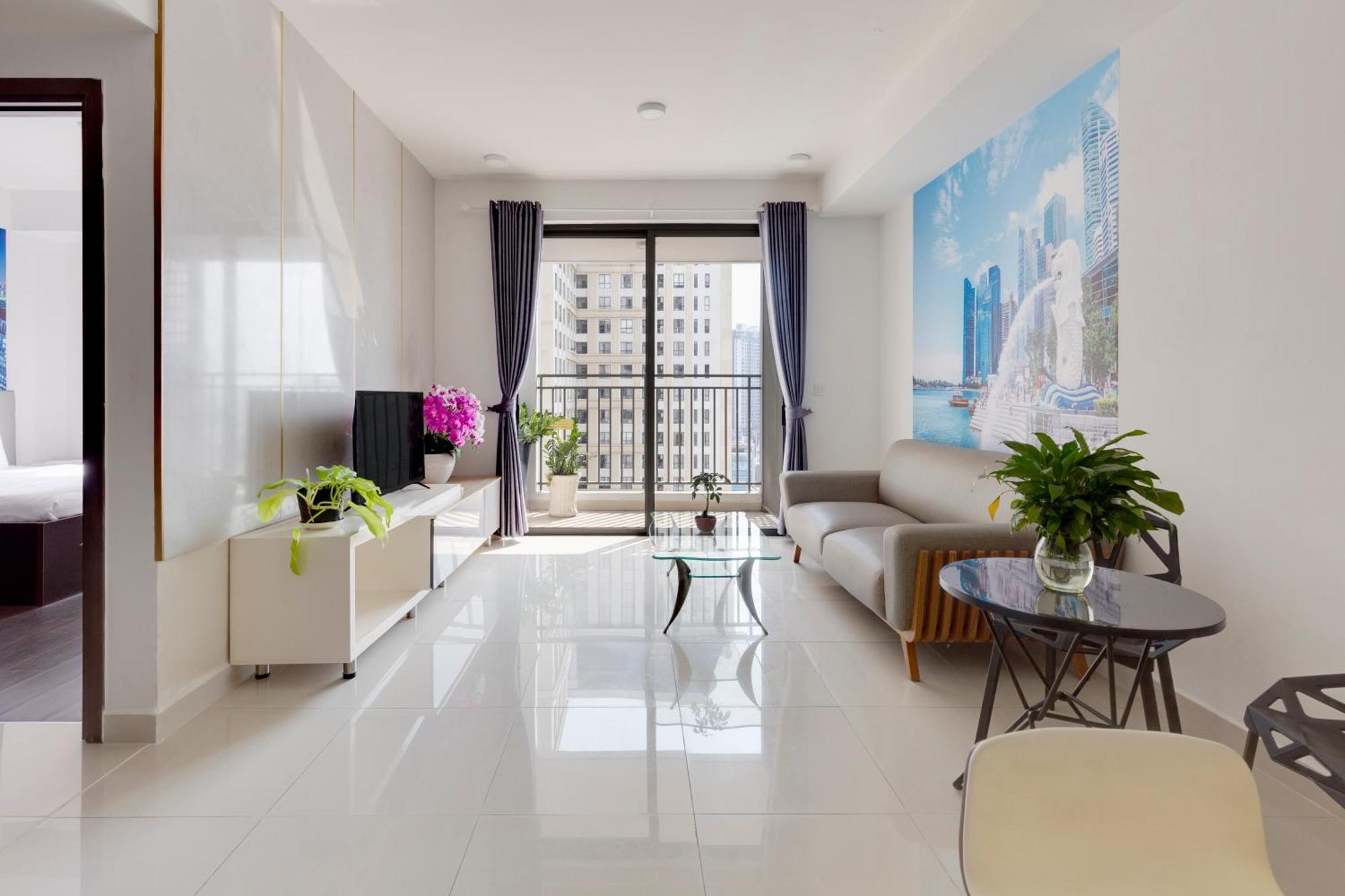 Smile Home Tresor Apartment - Modern Comfortable 호치민 외부 사진